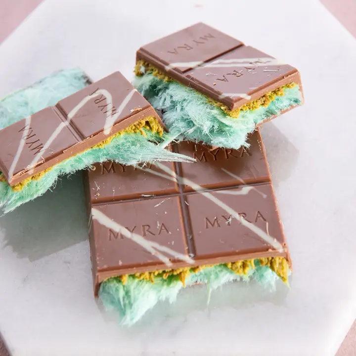 Caramel Viral Angel Hair Dubai Chocolate Cotton Candy - Image 4