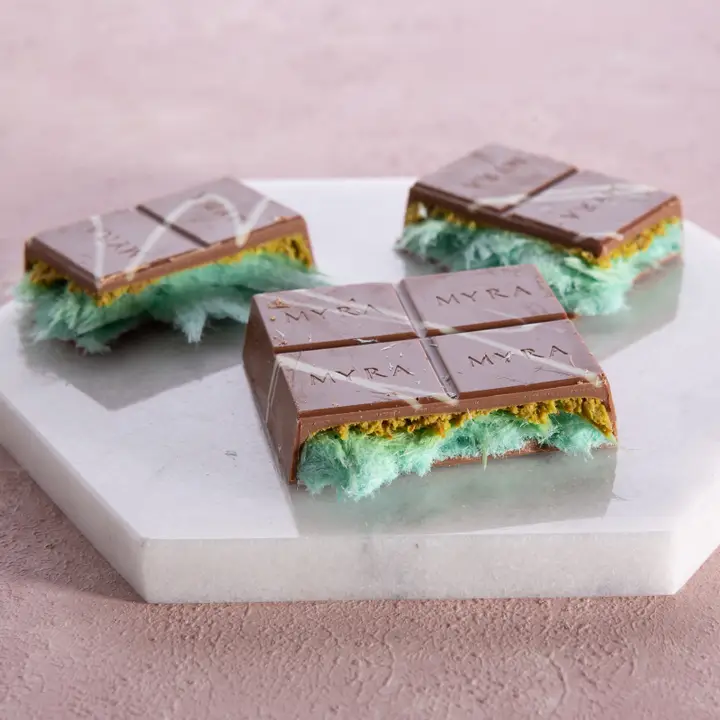 Caramel Viral Angel Hair Dubai Chocolate Cotton Candy - Image 5