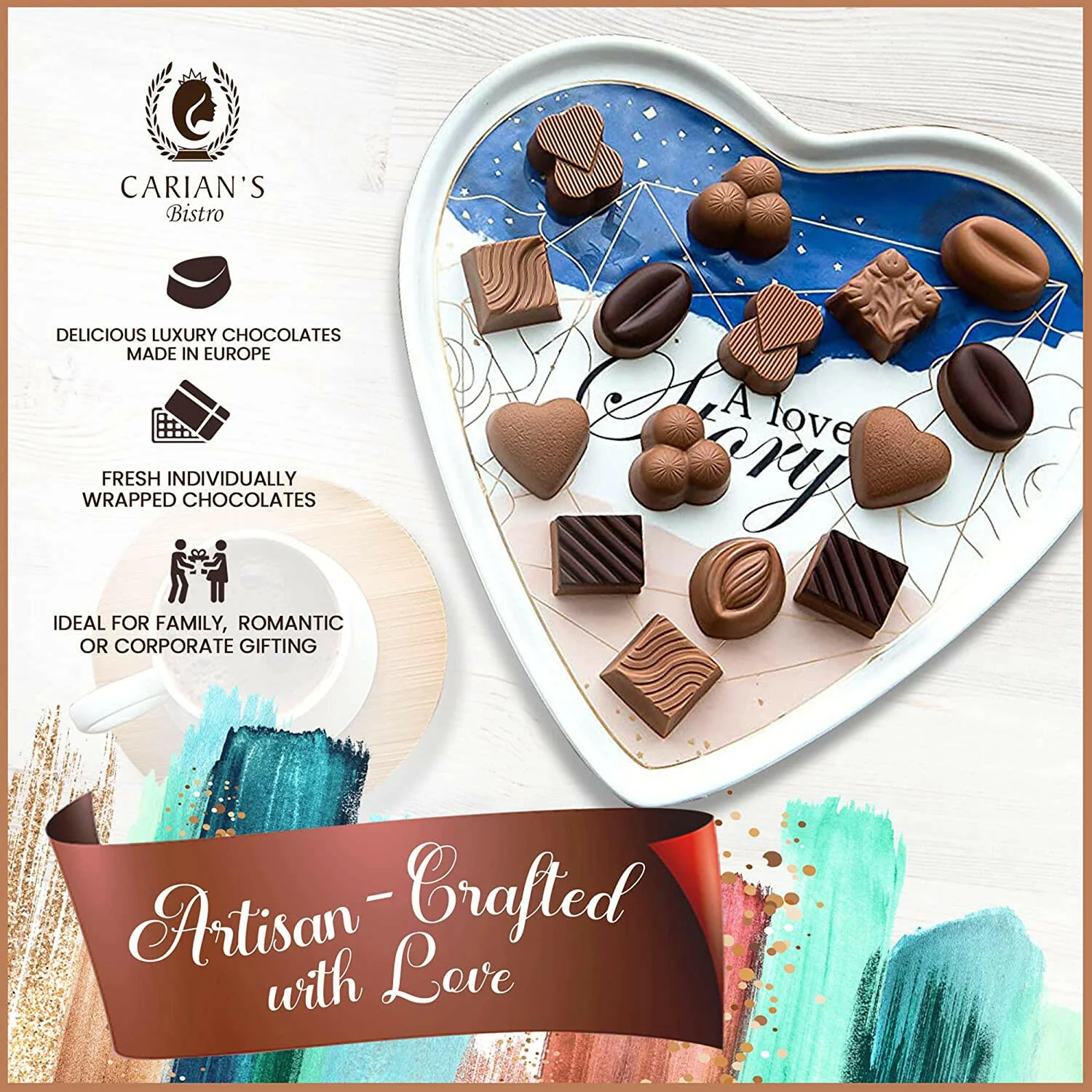 Carians Praline Chocolate Gift Box - Image 5