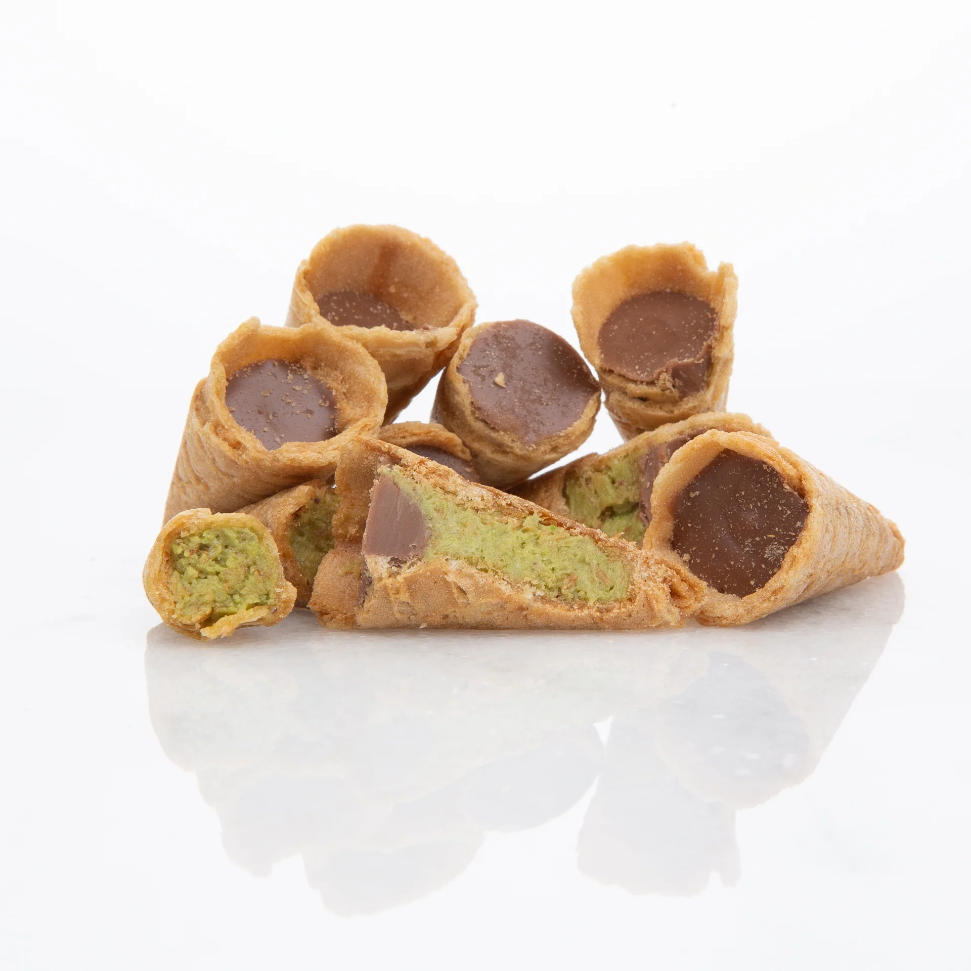 Dubai Chocolate Bite Size Mini Cones  - 12 Packs in 1 Case - Image 3
