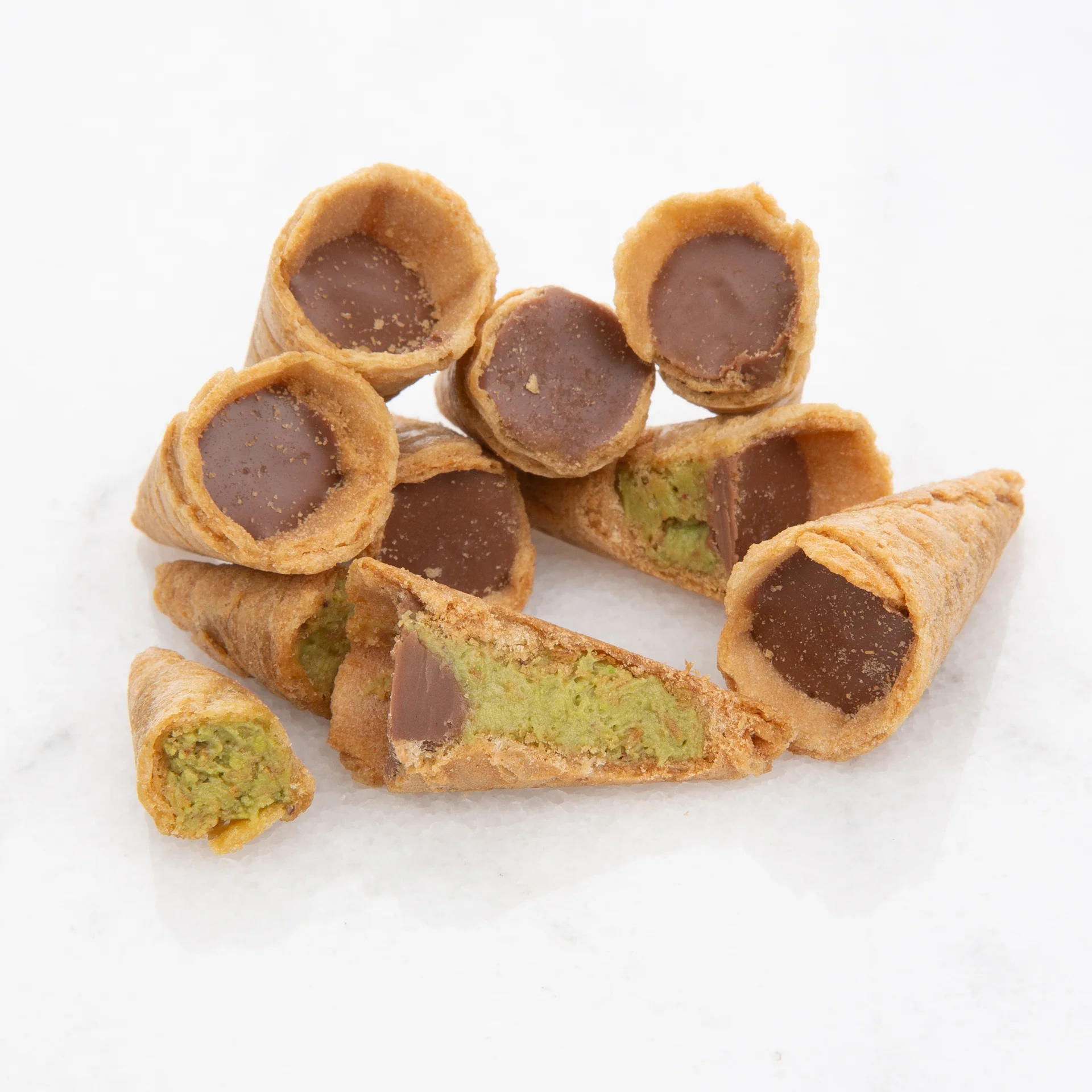 Dubai Chocolate Bite Size Mini Cones  - 12 Packs in 1 Case - Image 4