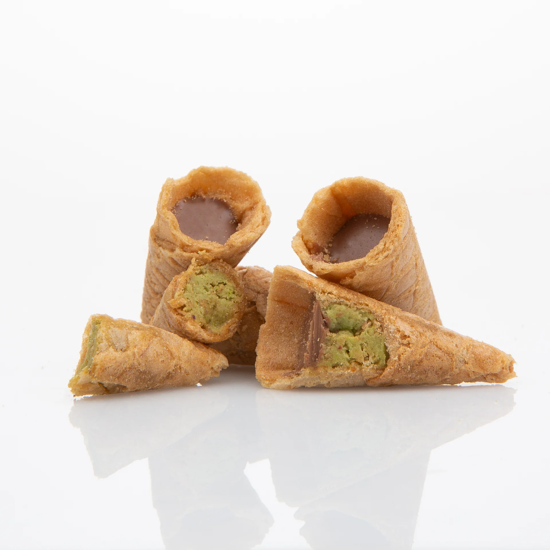 Dubai Chocolate Bite Size Mini Cones  - 12 Packs in 1 Case - Image 7