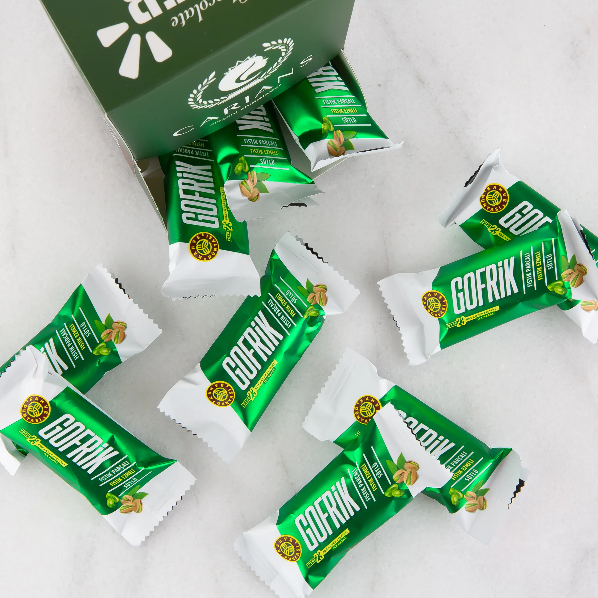 Dubai Chocolate Waffers Bite Size Party Box  - 10 Pieces - Image 4