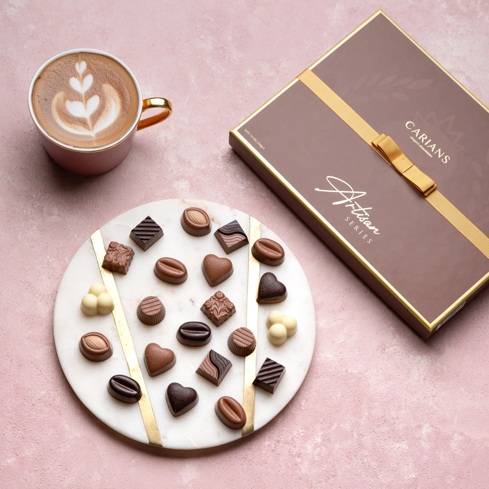 Luxury Chocolate Gift Box Premium Quality, Gold Ribbon - Image 7