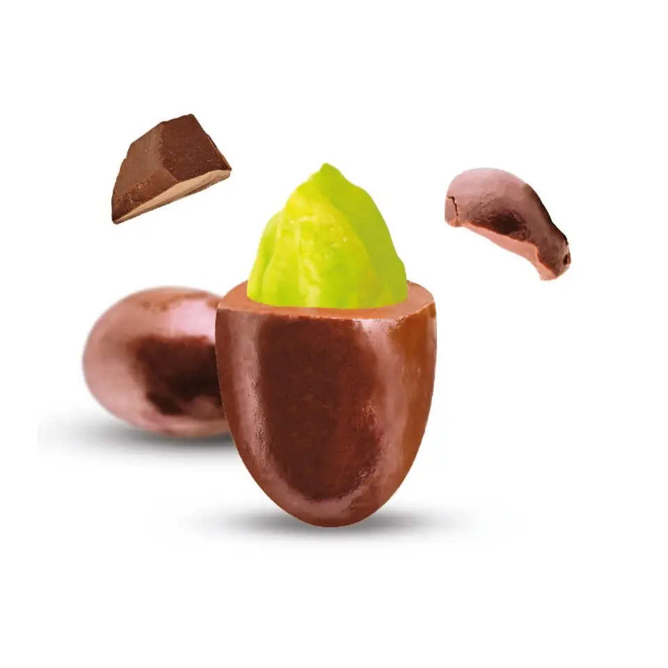 Chocolate Covered Pistachio Dragee Candy - Image 3