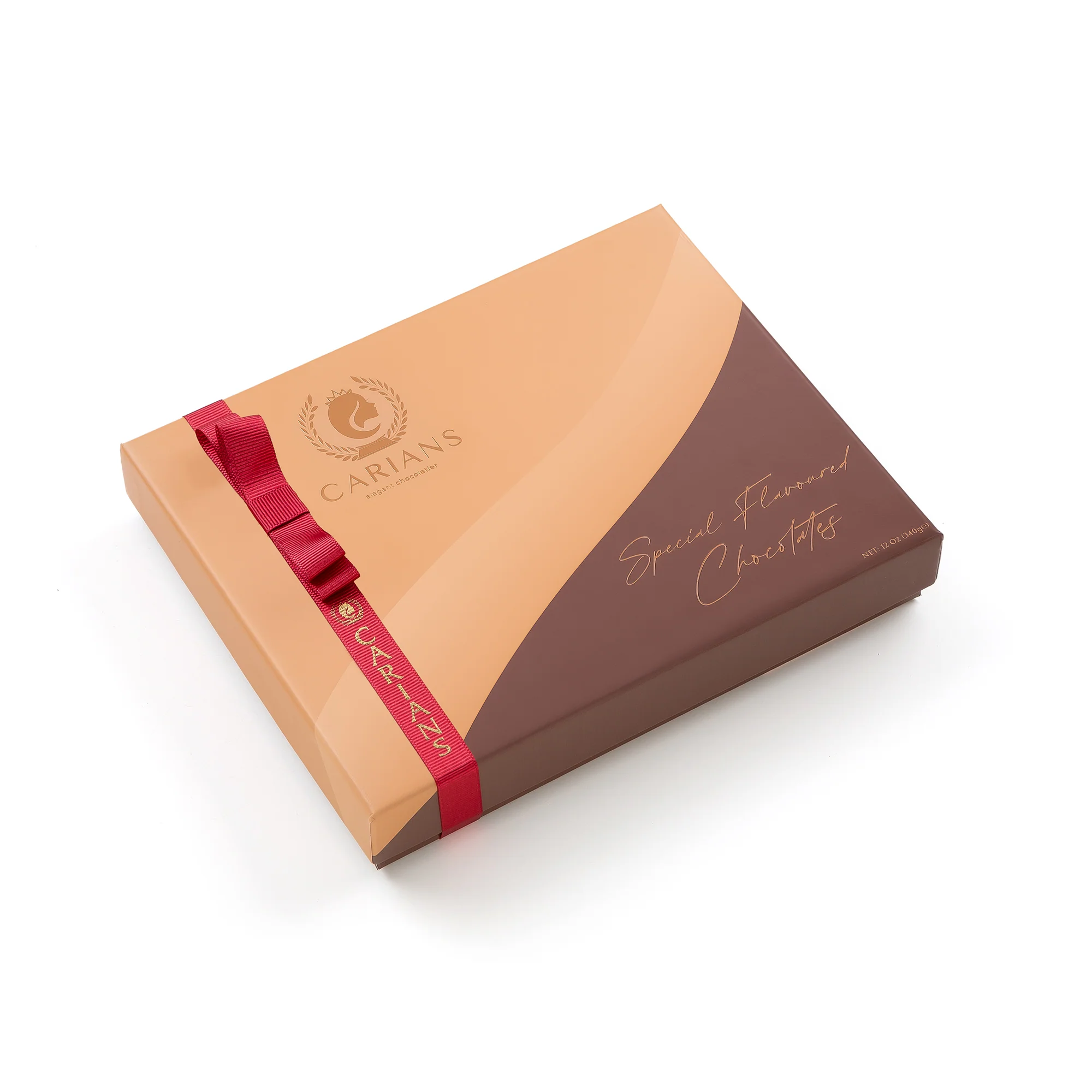 Carians Luxury Premium Chocolate Box - Royal Red Ribbon - Image 3
