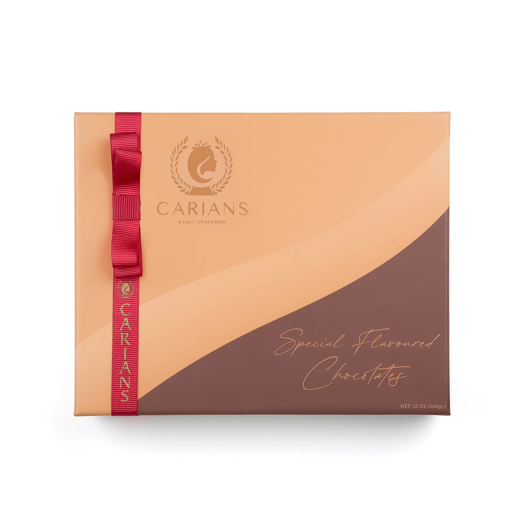 Carians Luxury Premium Chocolate Box - Royal Red Ribbon - Image 5